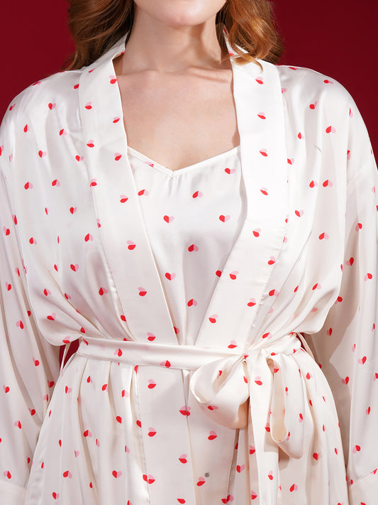 Sweetheart Satin Set