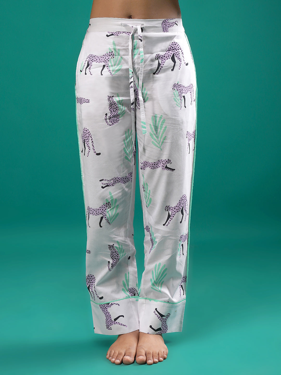 Wild Mauve Cotton Pajama Set