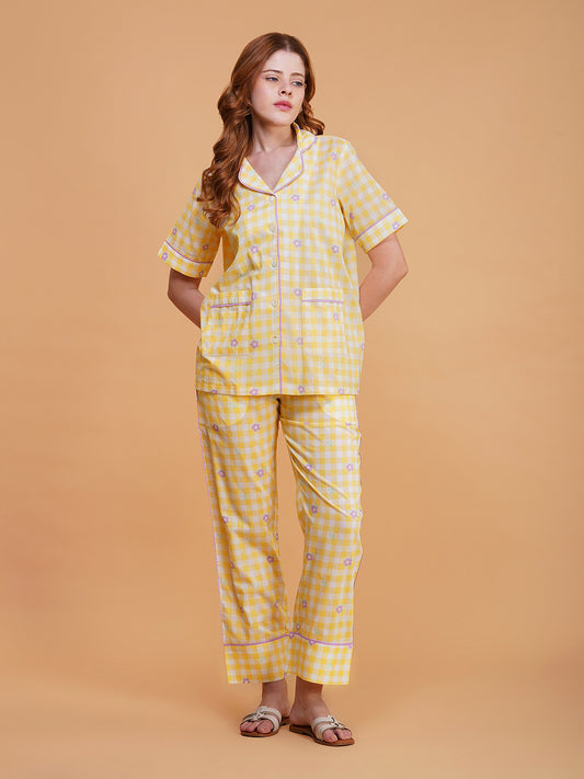 Picnic Bloom Cotton Pajama Set