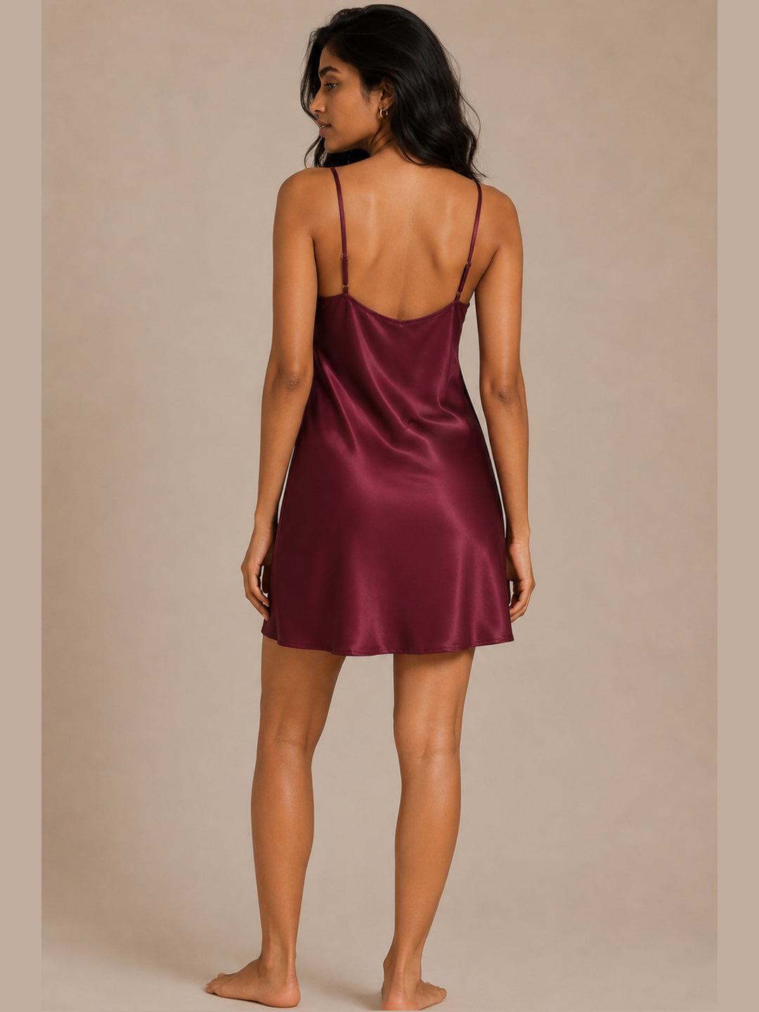 Claret Slip Dress