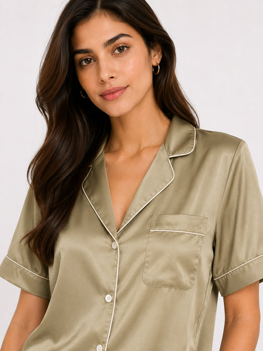 Cypress Satin Pajama Set