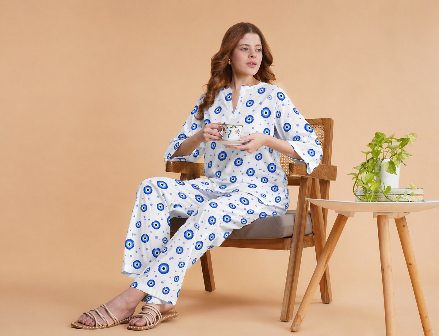 Blue Nazar Breeze co-ord set