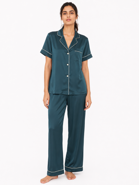 Pelagia Satin Pajama Set