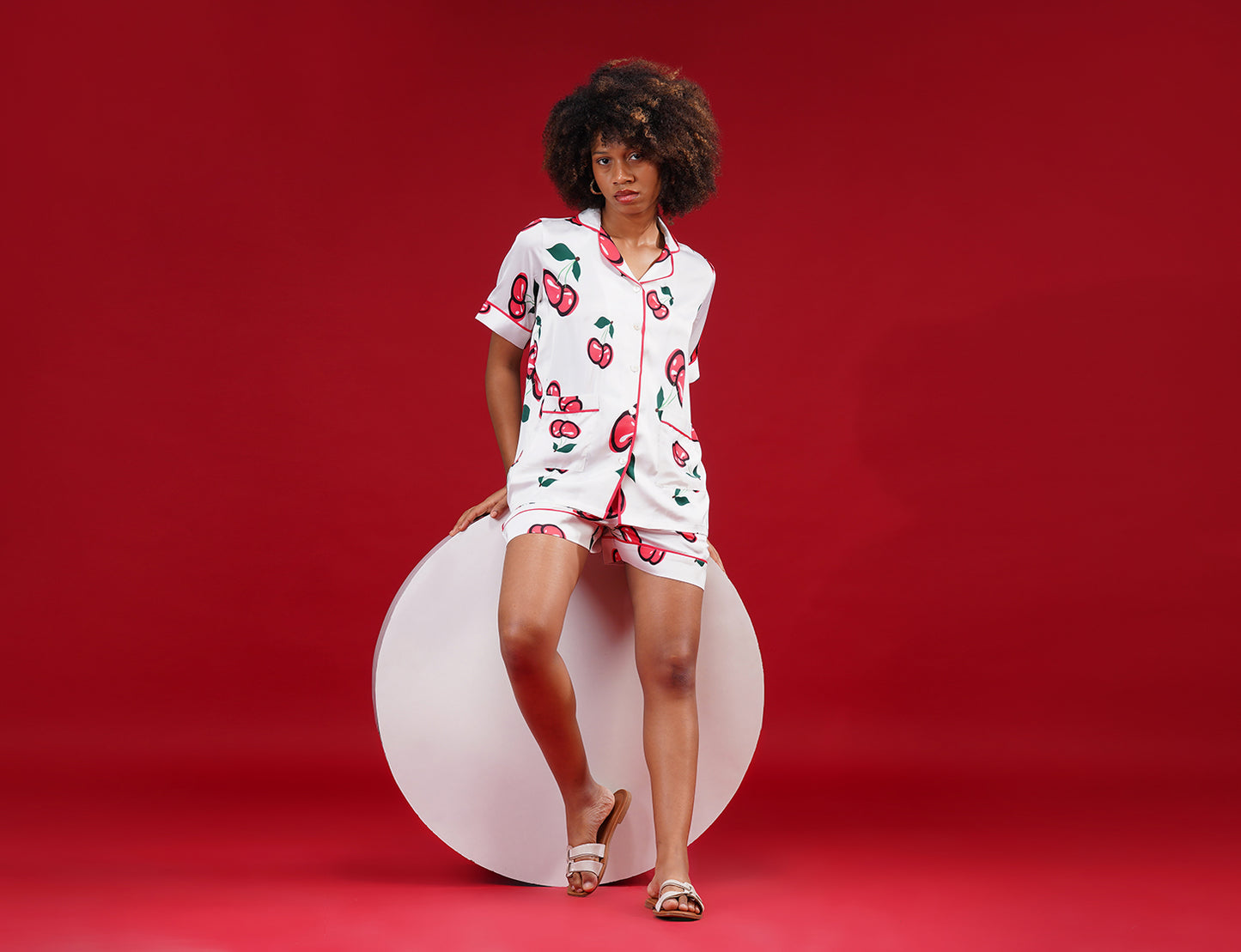 Cherry Pop Shorts Set