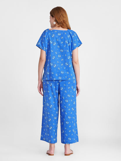 Lucky Charm Cut-Sleeve Cotton Set