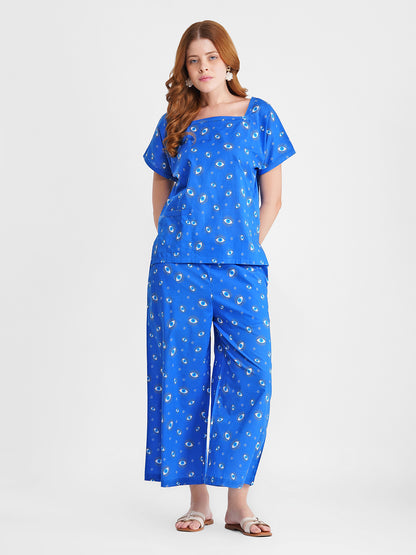 Lucky Charm Cut-Sleeve Cotton Set