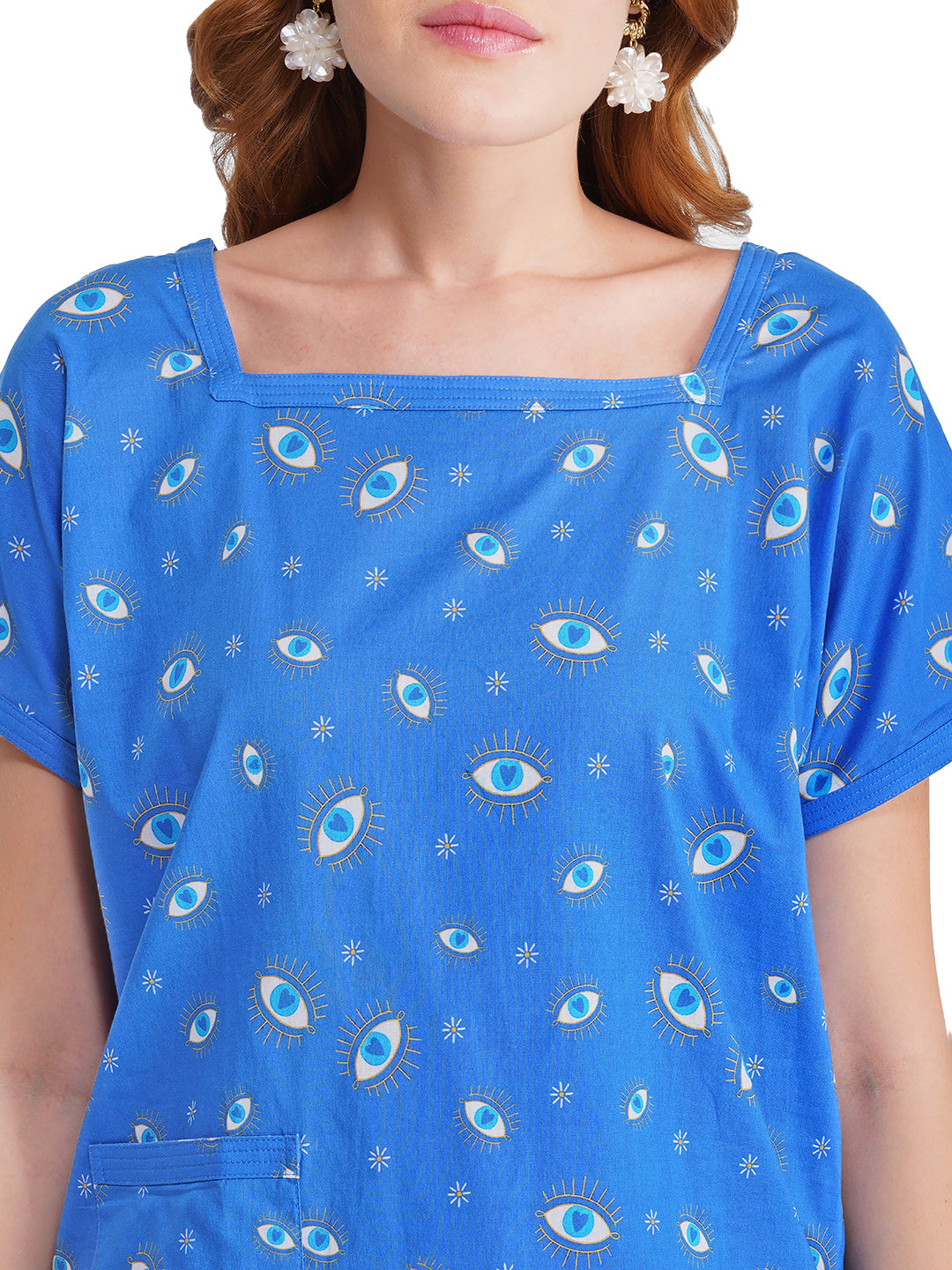 Lucky Charm Cut-Sleeve Cotton Set