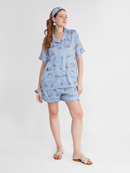 Leopard Luxe Shorts Set