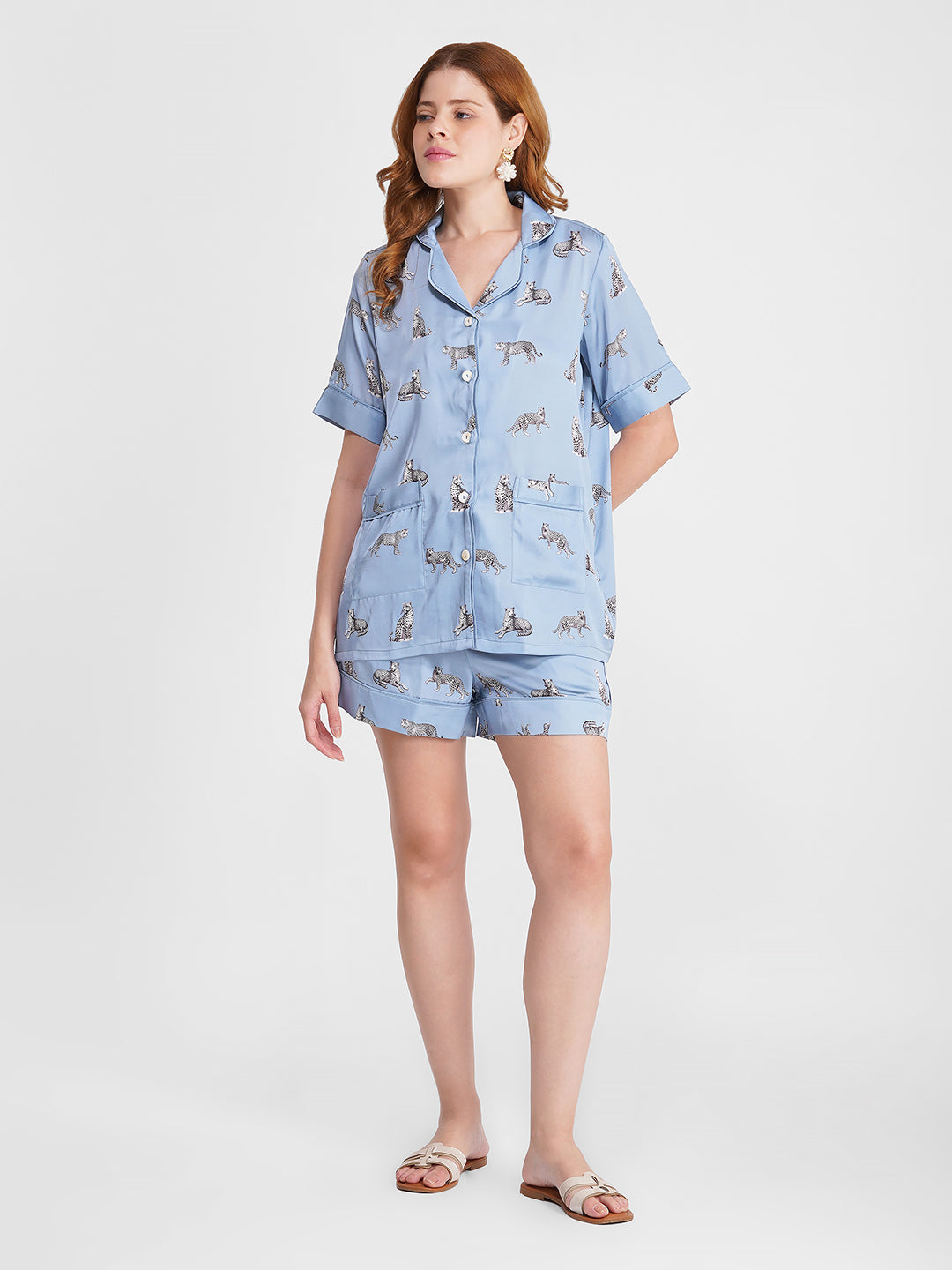 Leopard Luxe Shorts Set