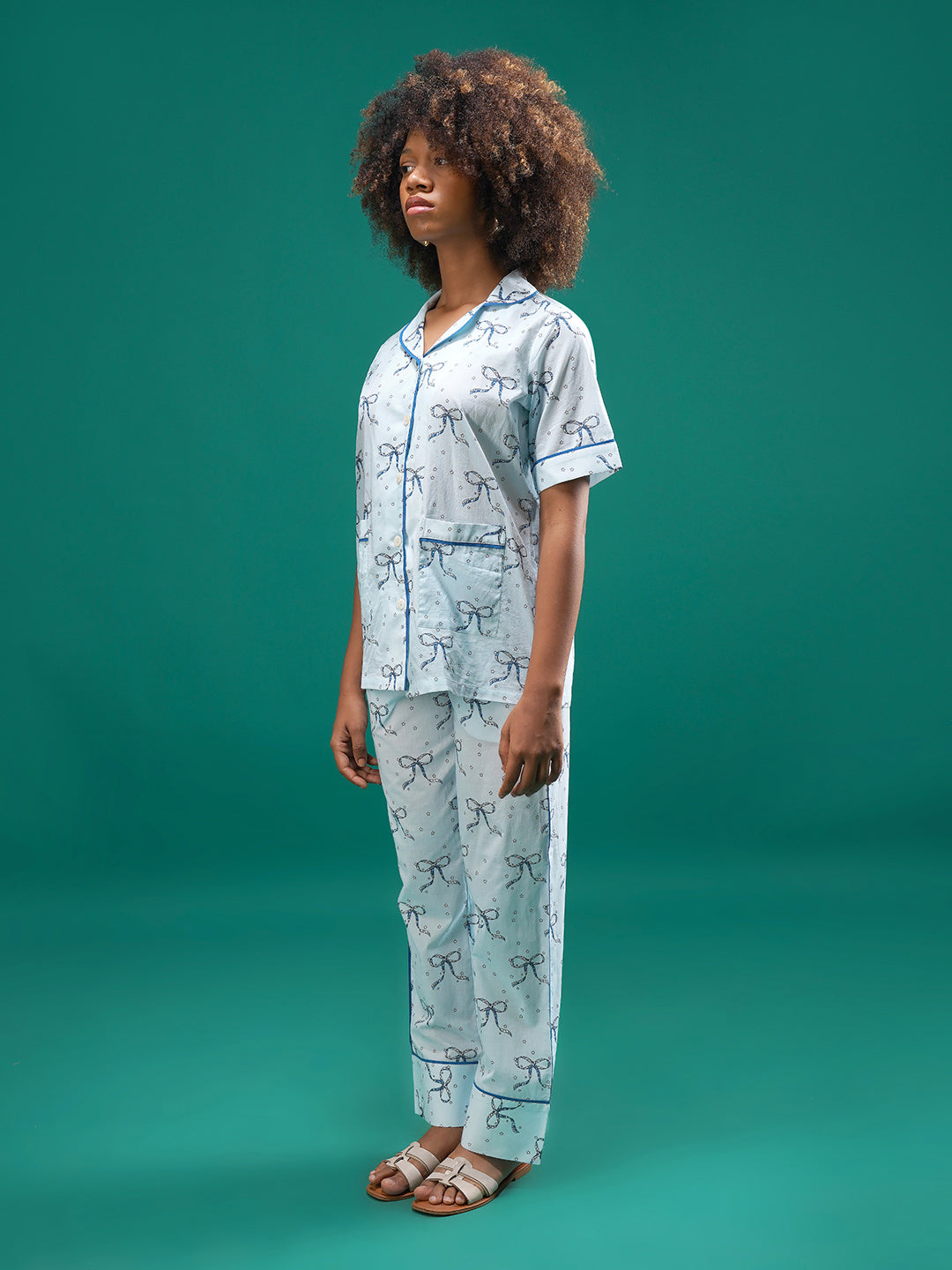 Twilight Bows Cotton Pajama Set