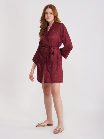 Velvet Heart Robe