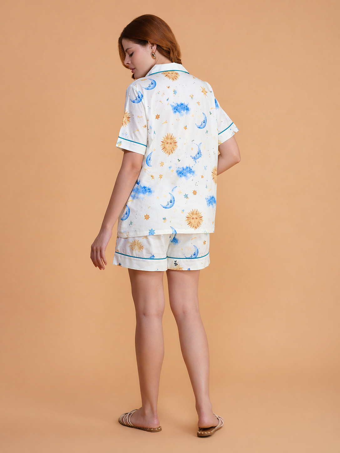 Daydream Celestial Cotton Short Set