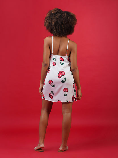 Cherry Pop Slip Dress