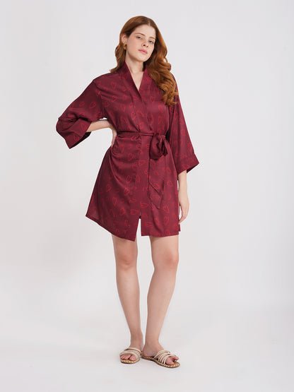Velvet Heart Robe