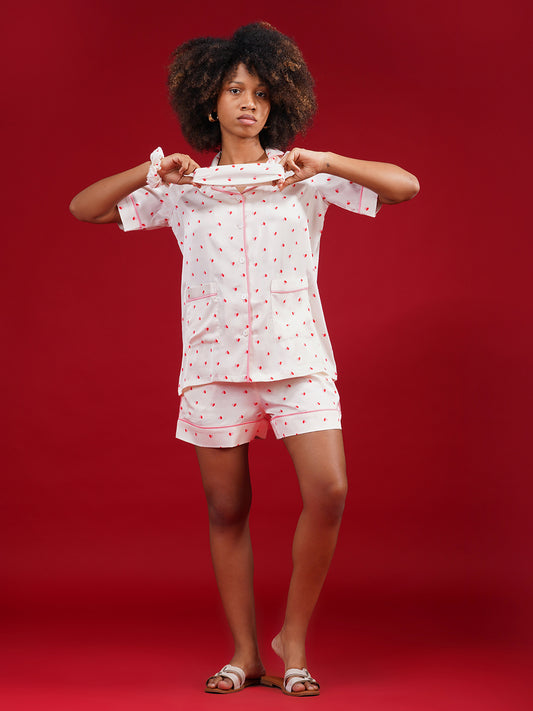 Blush Reverie Shorts Set