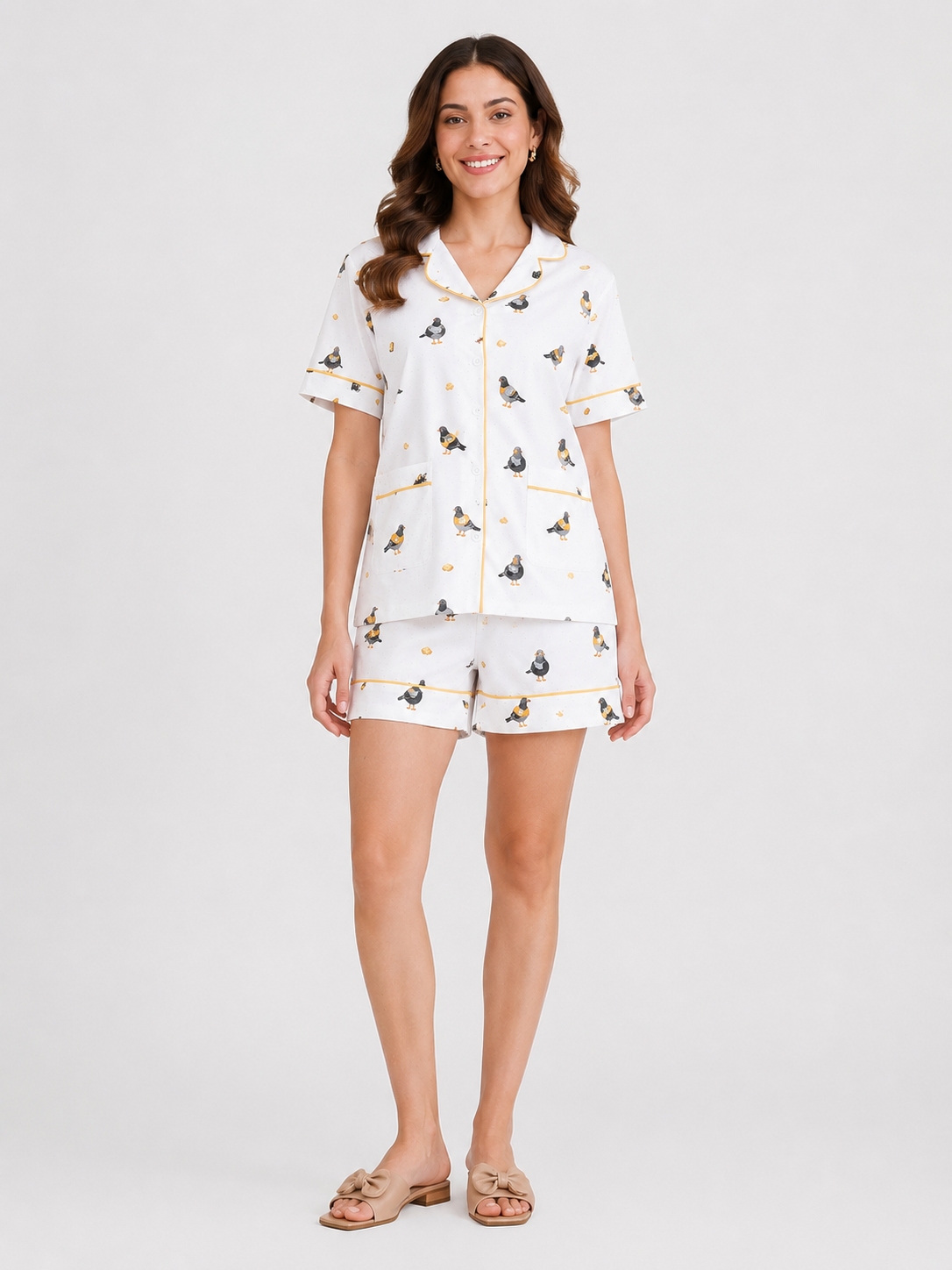 The Daily Crumb Cotton Short Set