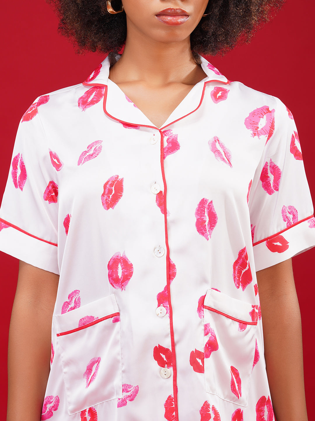 Kiss Kiss Shorts Set