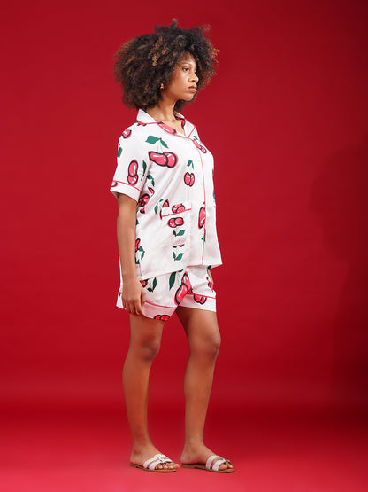 Cherry Pop Shorts Set