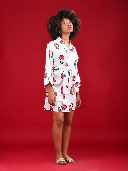 Cherry Pop Satin Set