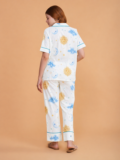 Daydream Celestial Cotton Pajama Set