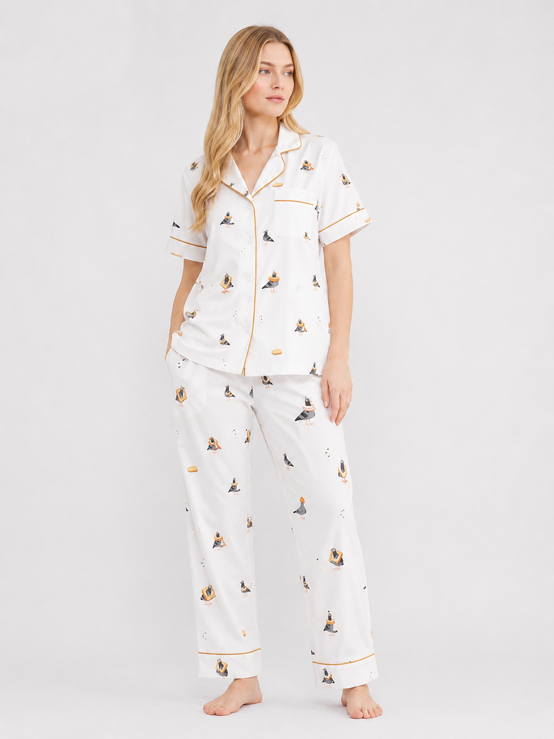 The Daily Crumb Cotton Pajama Set