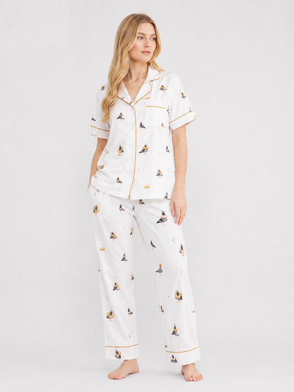 The Daily Crumb Cotton Pajama Set