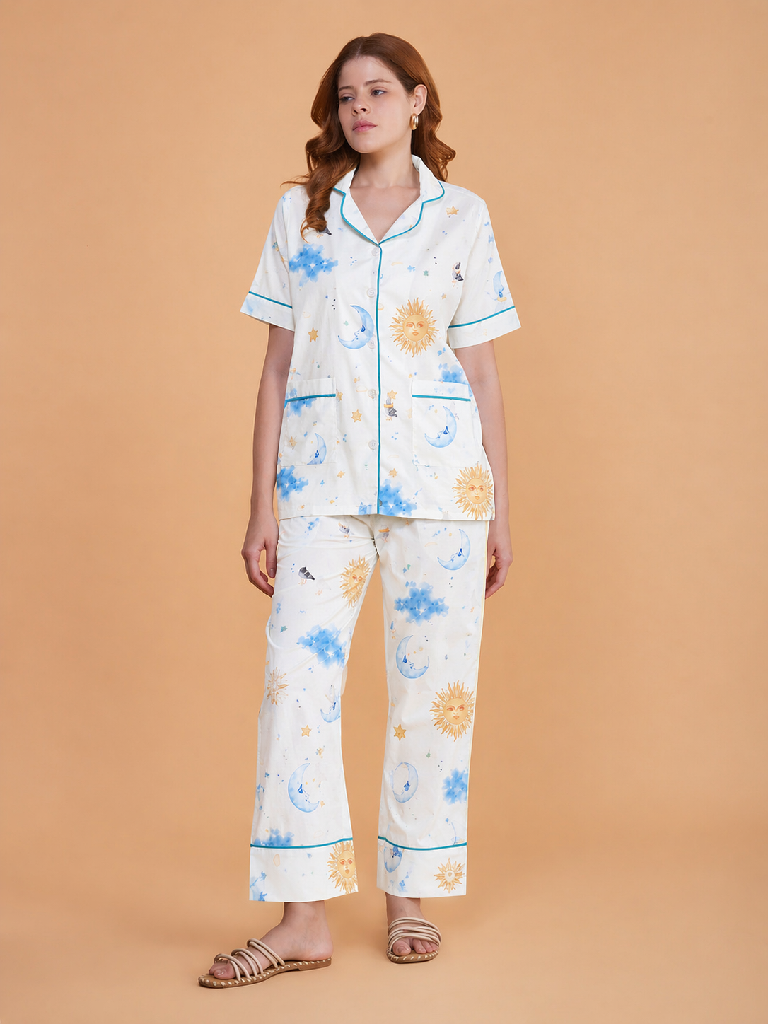 Daydream Celestial Cotton Pajama Set