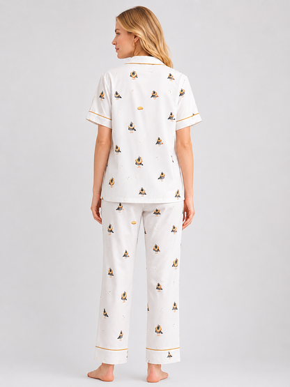 The Daily Crumb Cotton Pajama Set