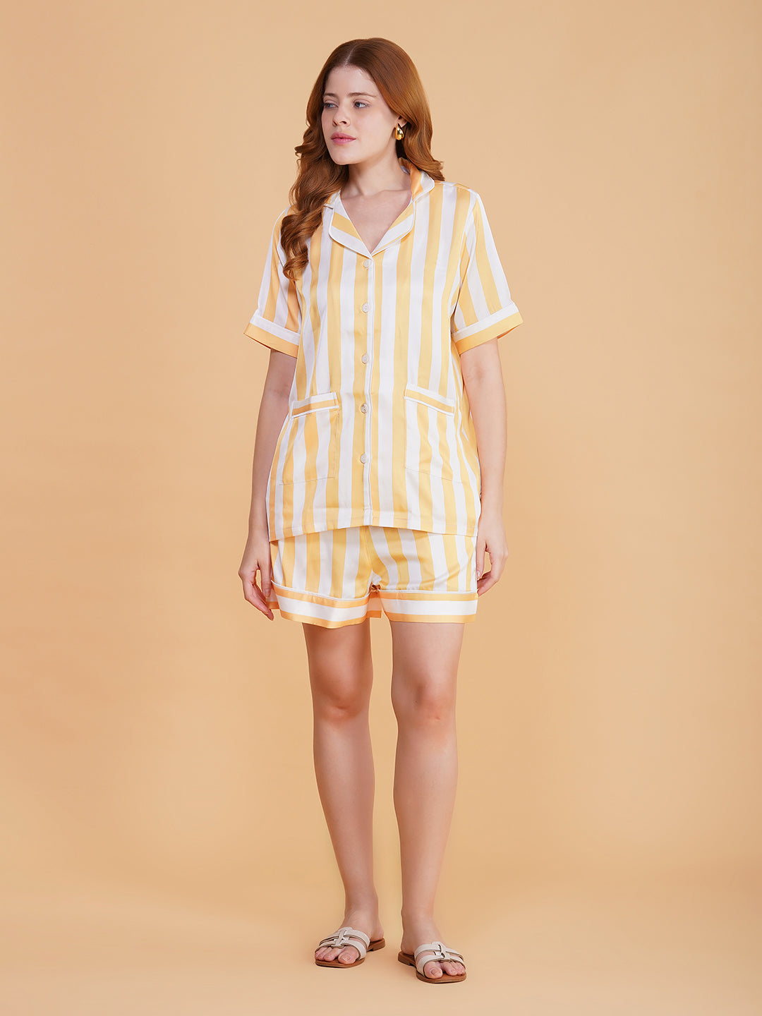 Lemon Soufflé Shorts Set