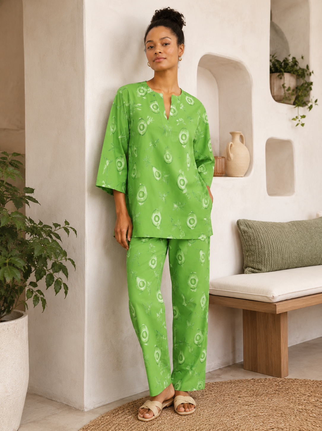 Avocado Bliss Co-ord Set