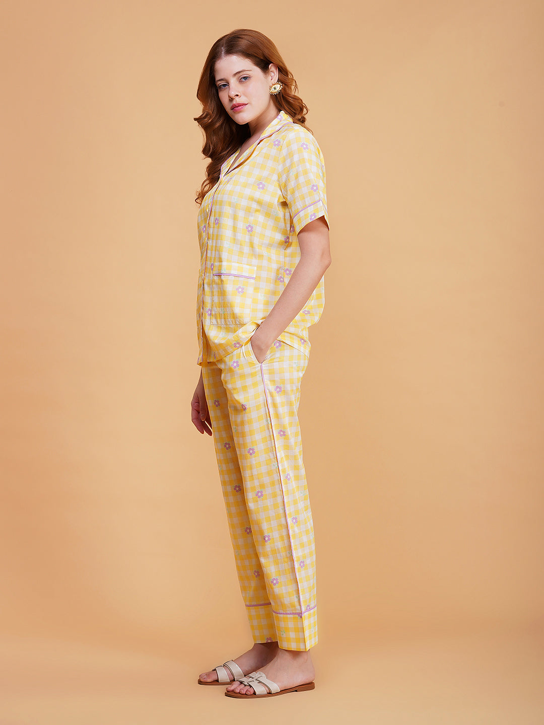 Picnic Bloom Cotton Pajama Set