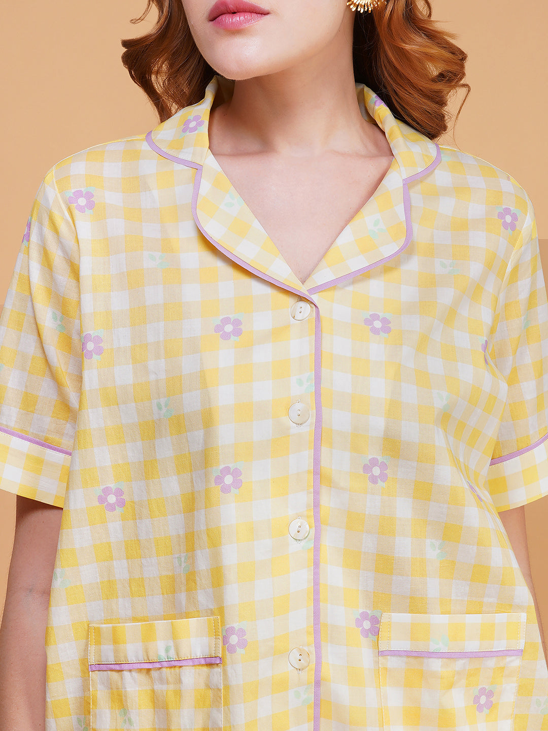 Picnic Bloom Cotton Shorts Set