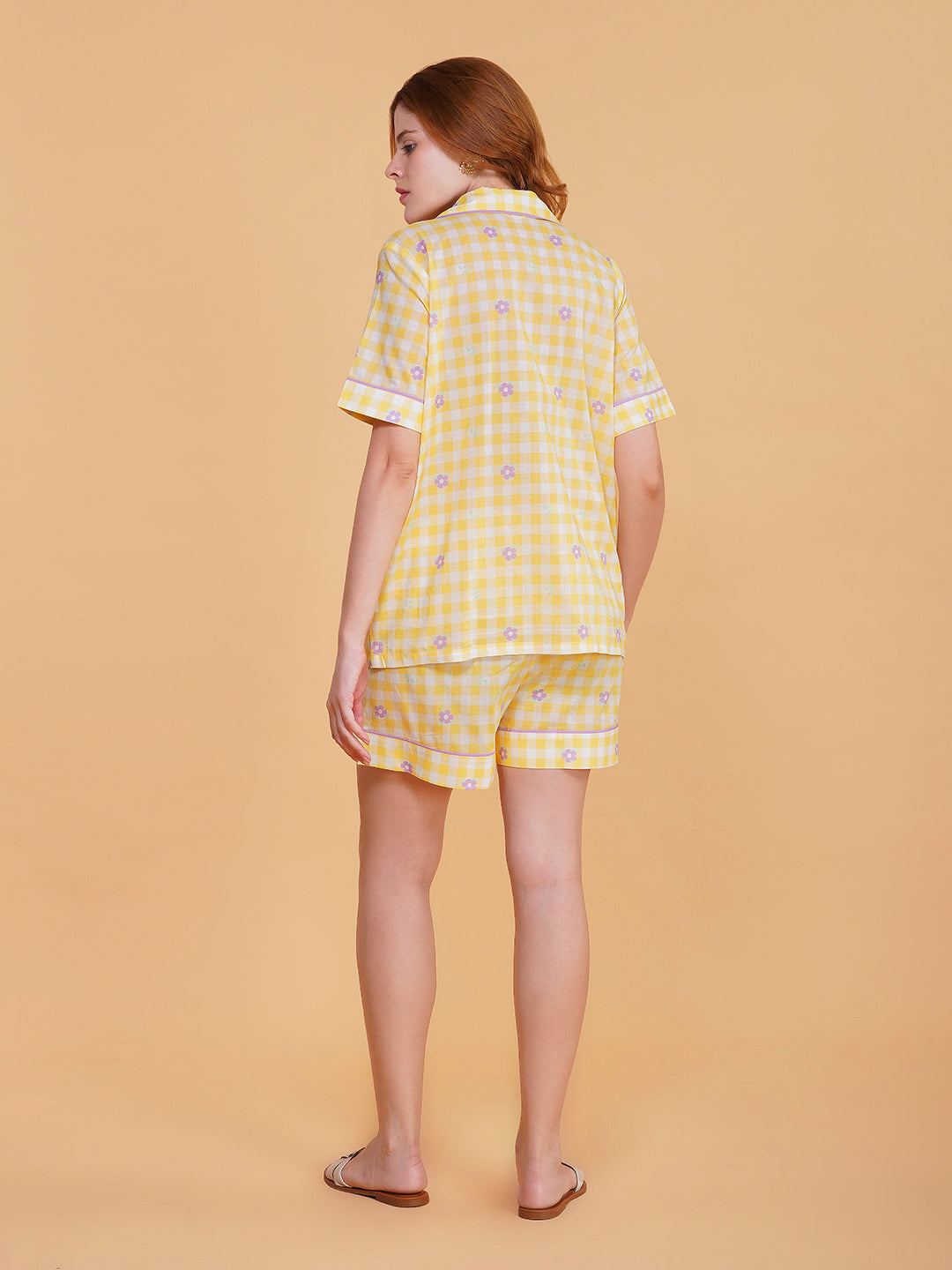 Picnic Bloom Cotton Shorts Set