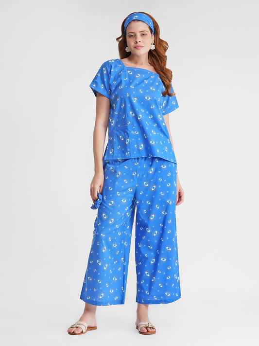 Lucky Charm Cut-Sleeve Cotton Set