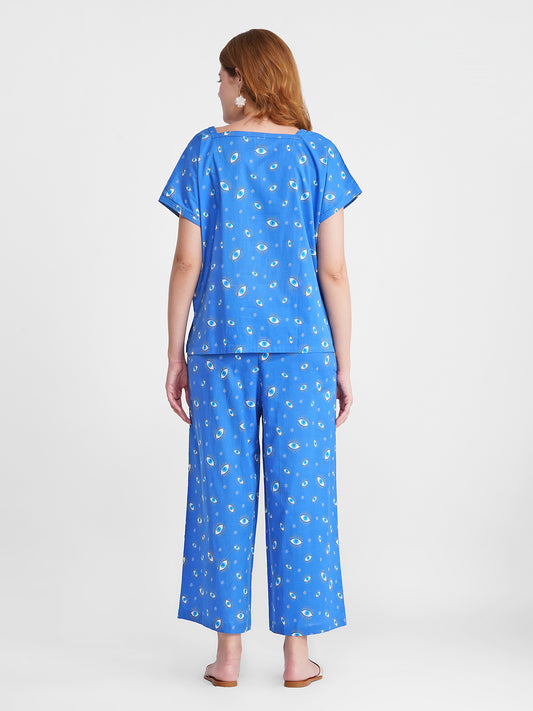 Lucky Charm Cut-Sleeve Cotton Set