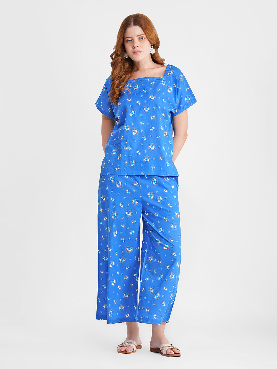 Lucky Charm — Cut-Sleeve Cotton Set