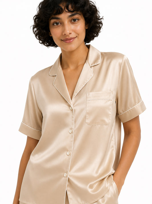 Aurore Satin Pajama Set