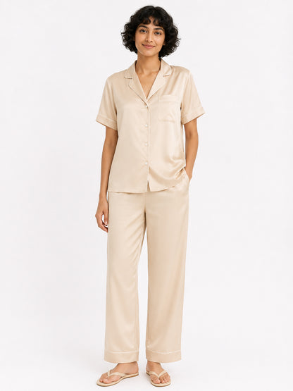 Aurore Satin Pajama Set
