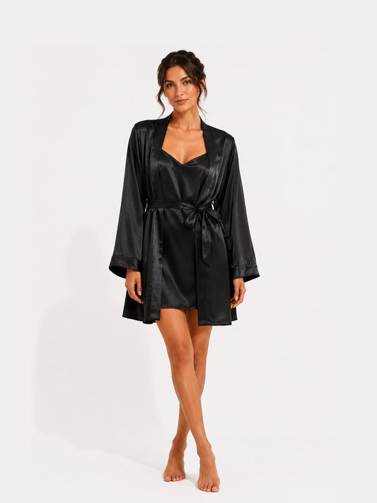 Obsidian Satin Set