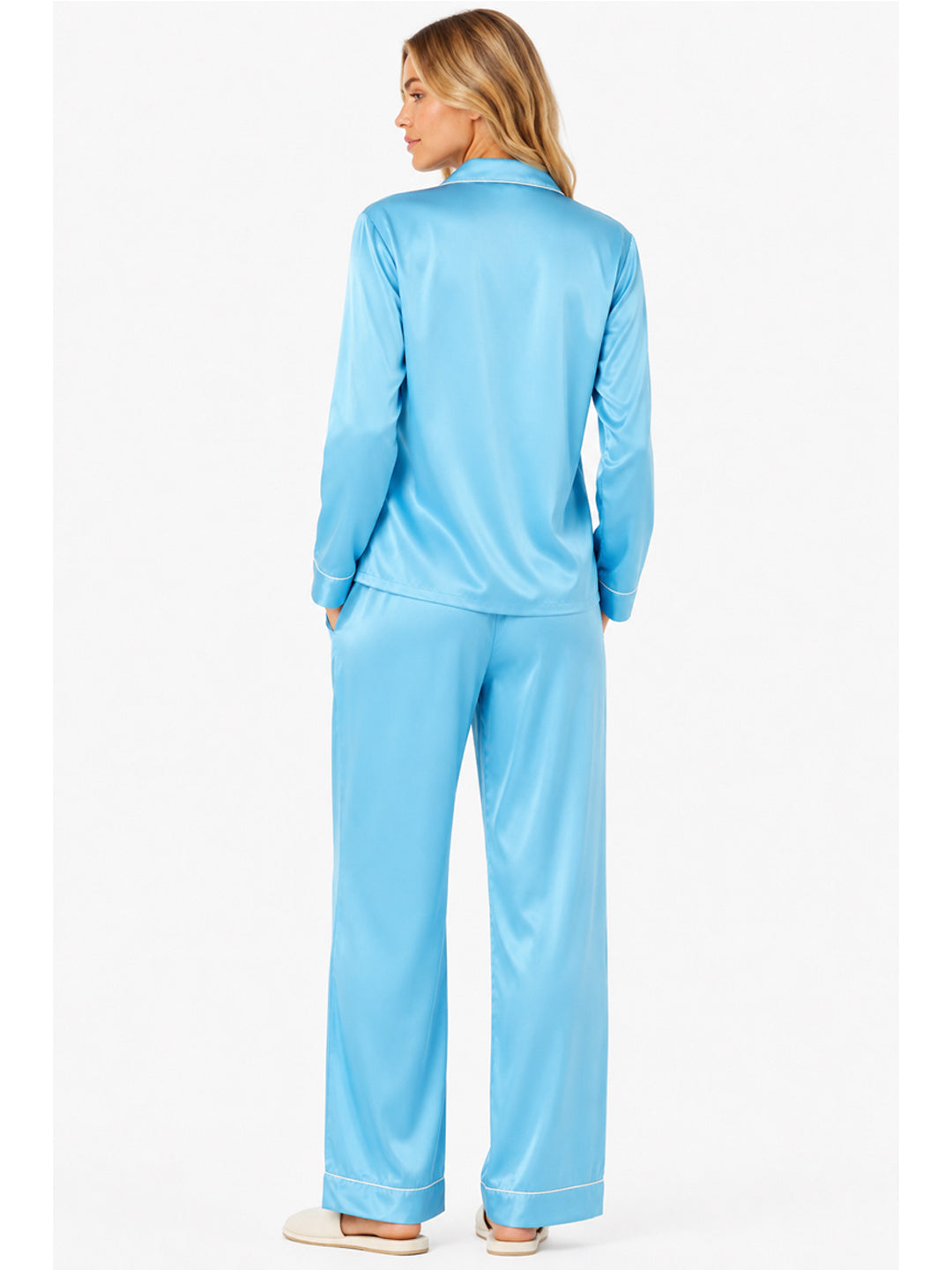 Ciel Satin Classic Pajama Set