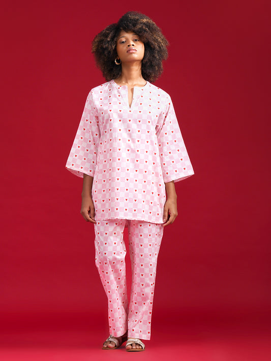 Sweetheart Checks Co-ord Set