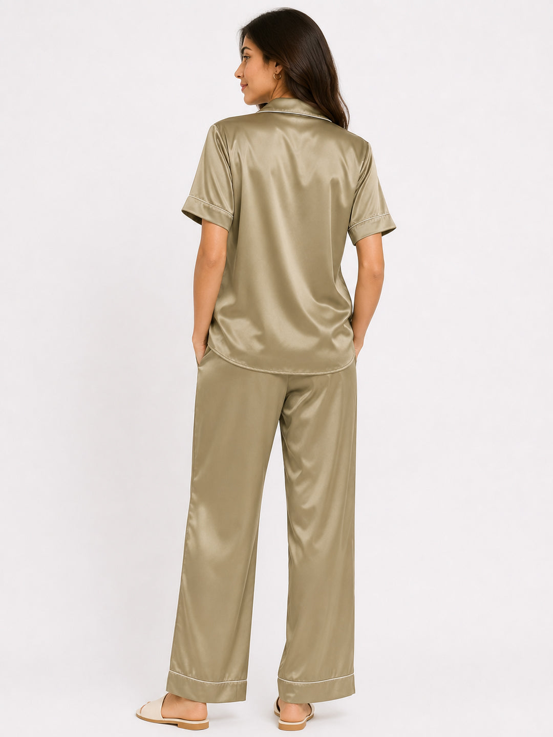 Cypress Satin Pajama Set