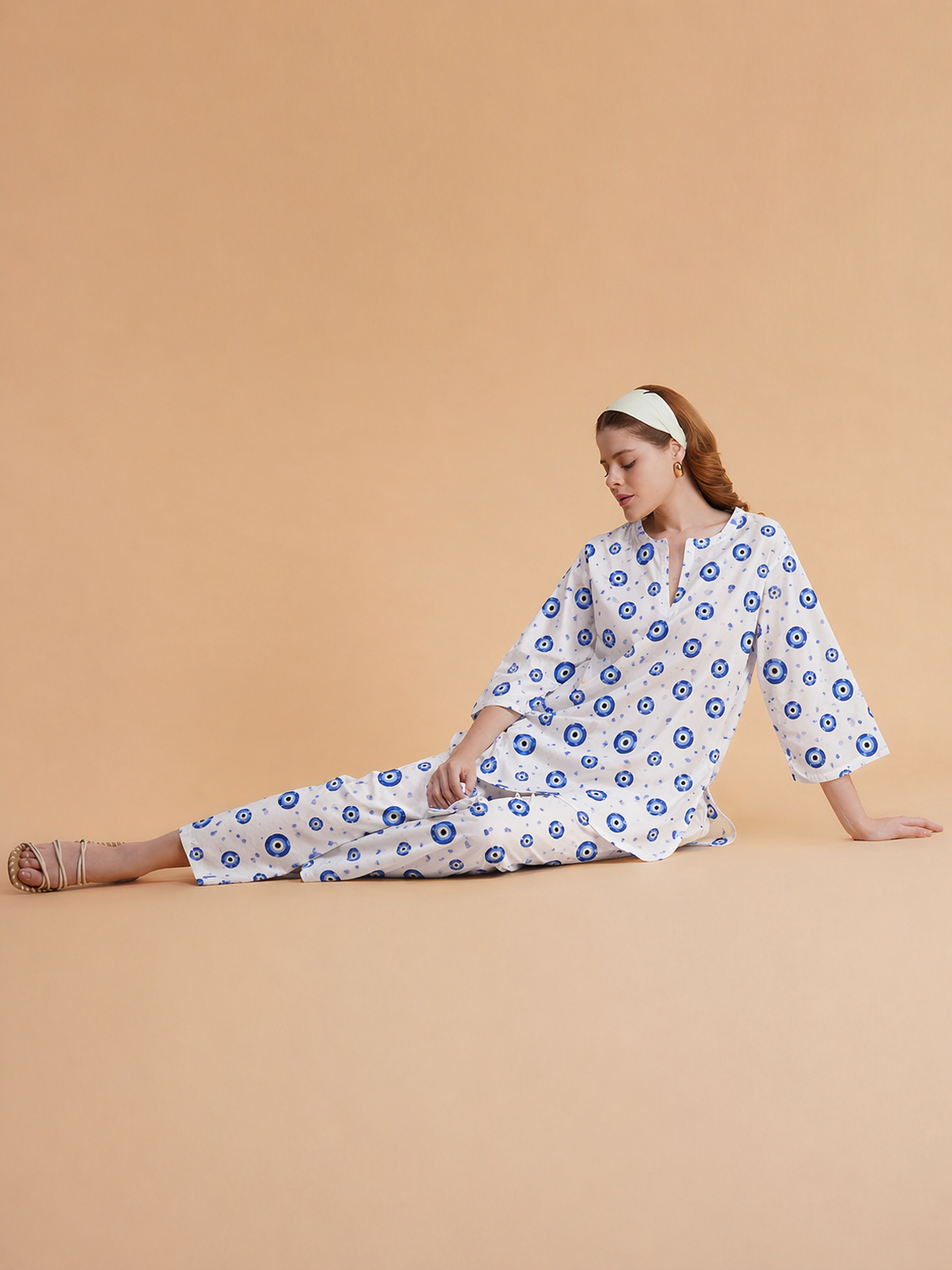 Blue Nazar Breeze co-ord set