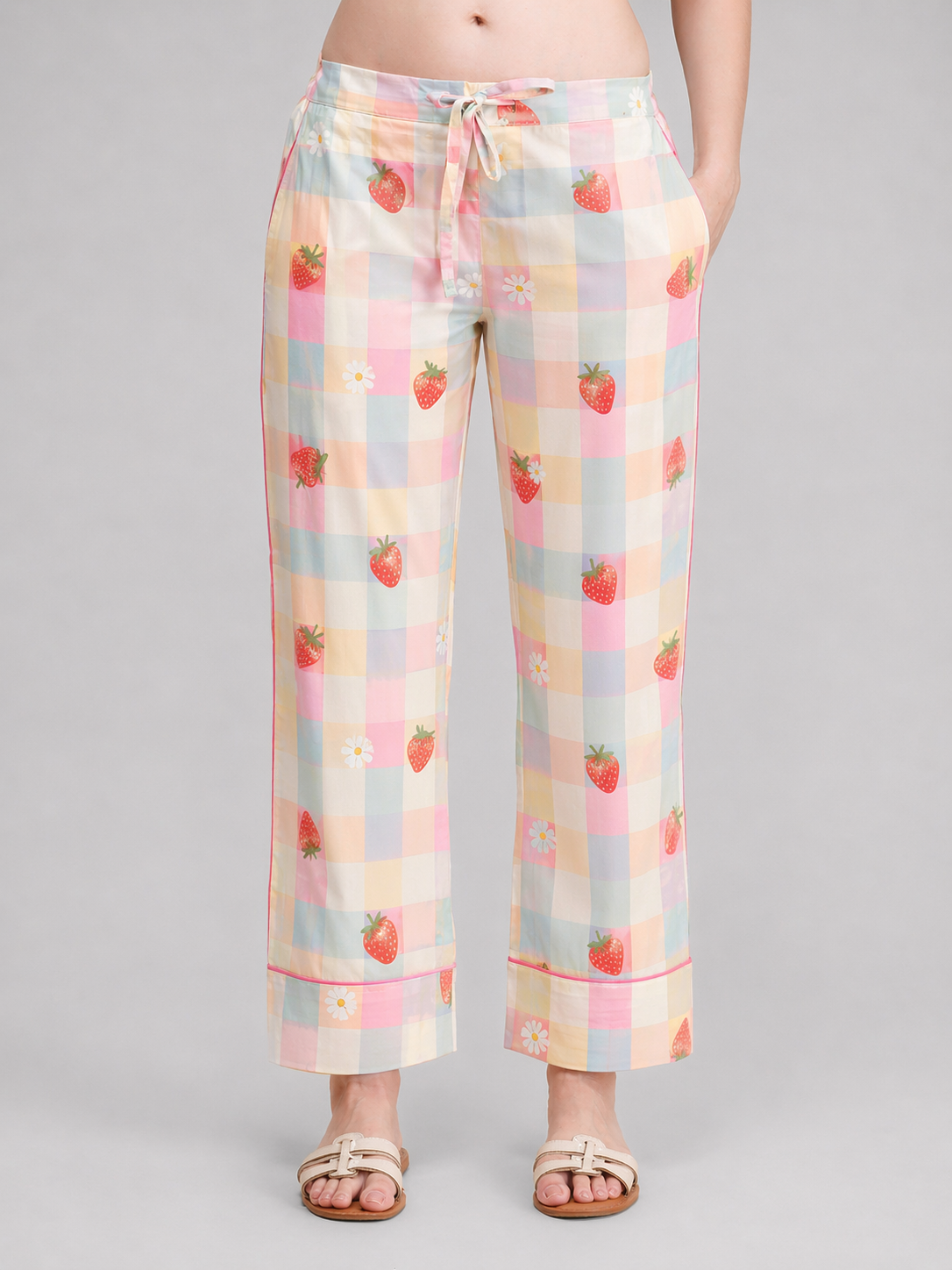 Strawberry Dream Cotton Pajama Set