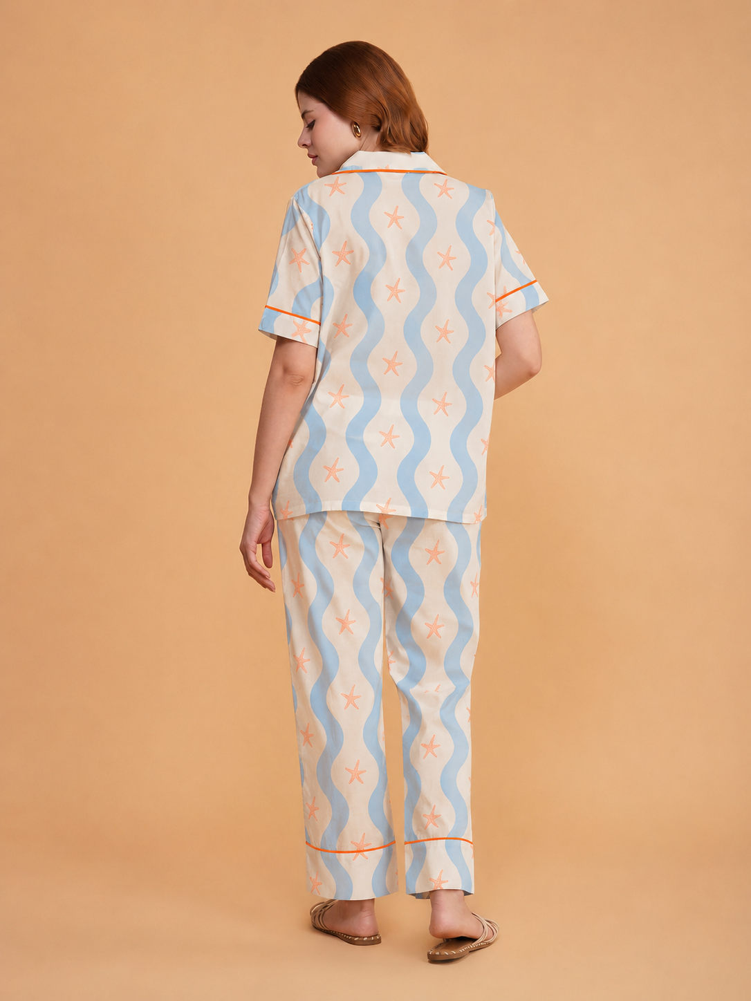 Seabreeze Stripe Cotton Pajama Set