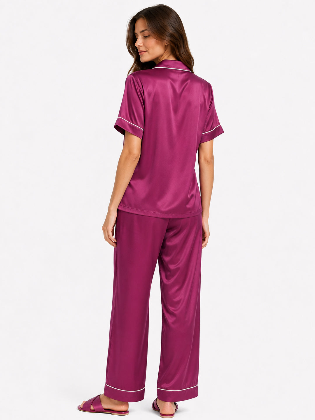 Dahlia Satin Pajama Set