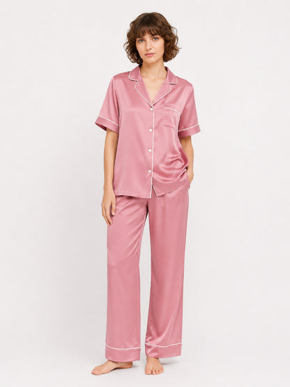 Cameo Satin Pajama Set