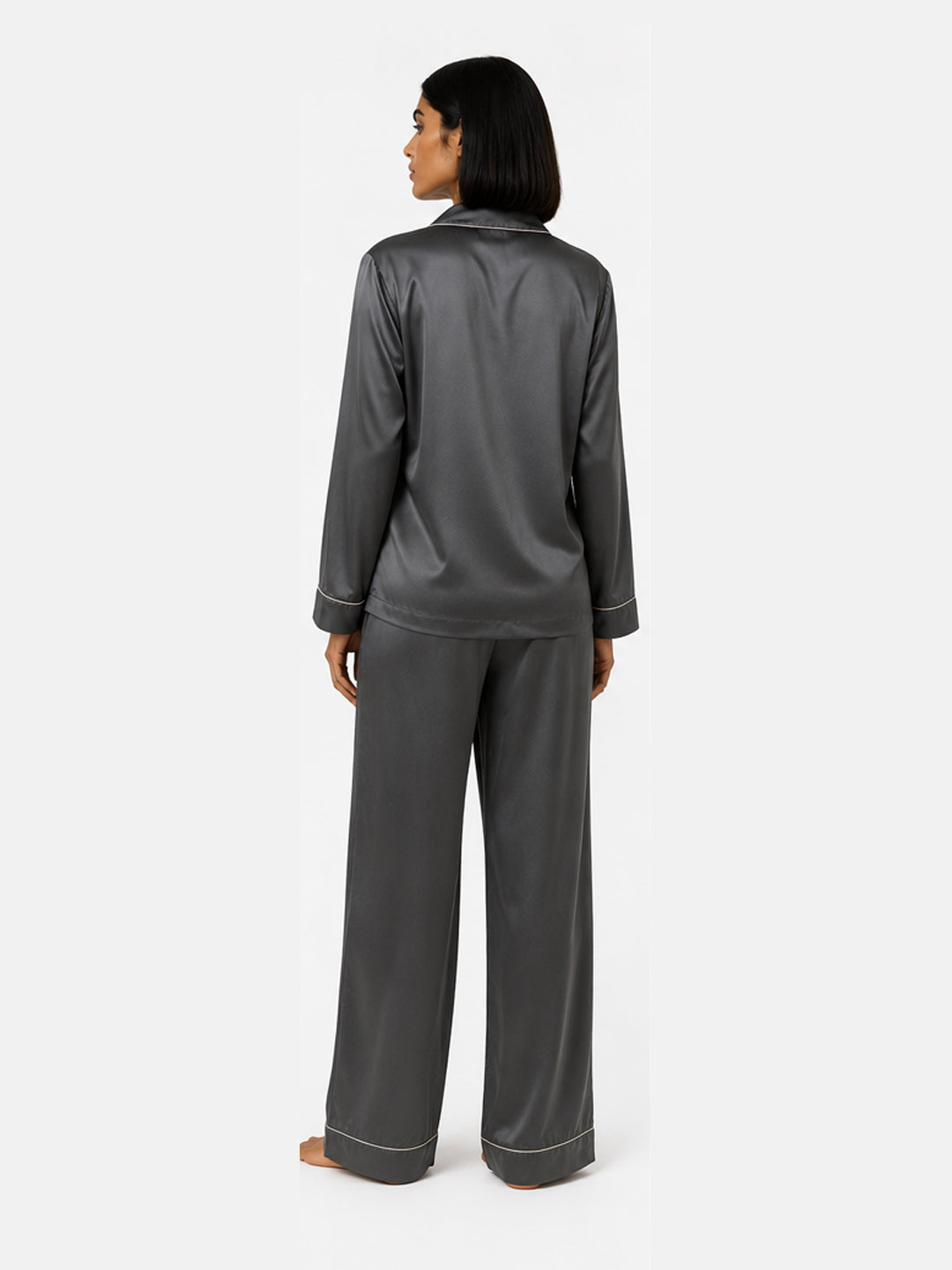Mercure Satin Classic Pajama Set