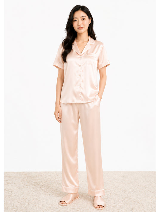 Brume Satin Pajama Set