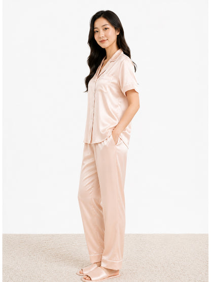 Brume Satin Pajama Set